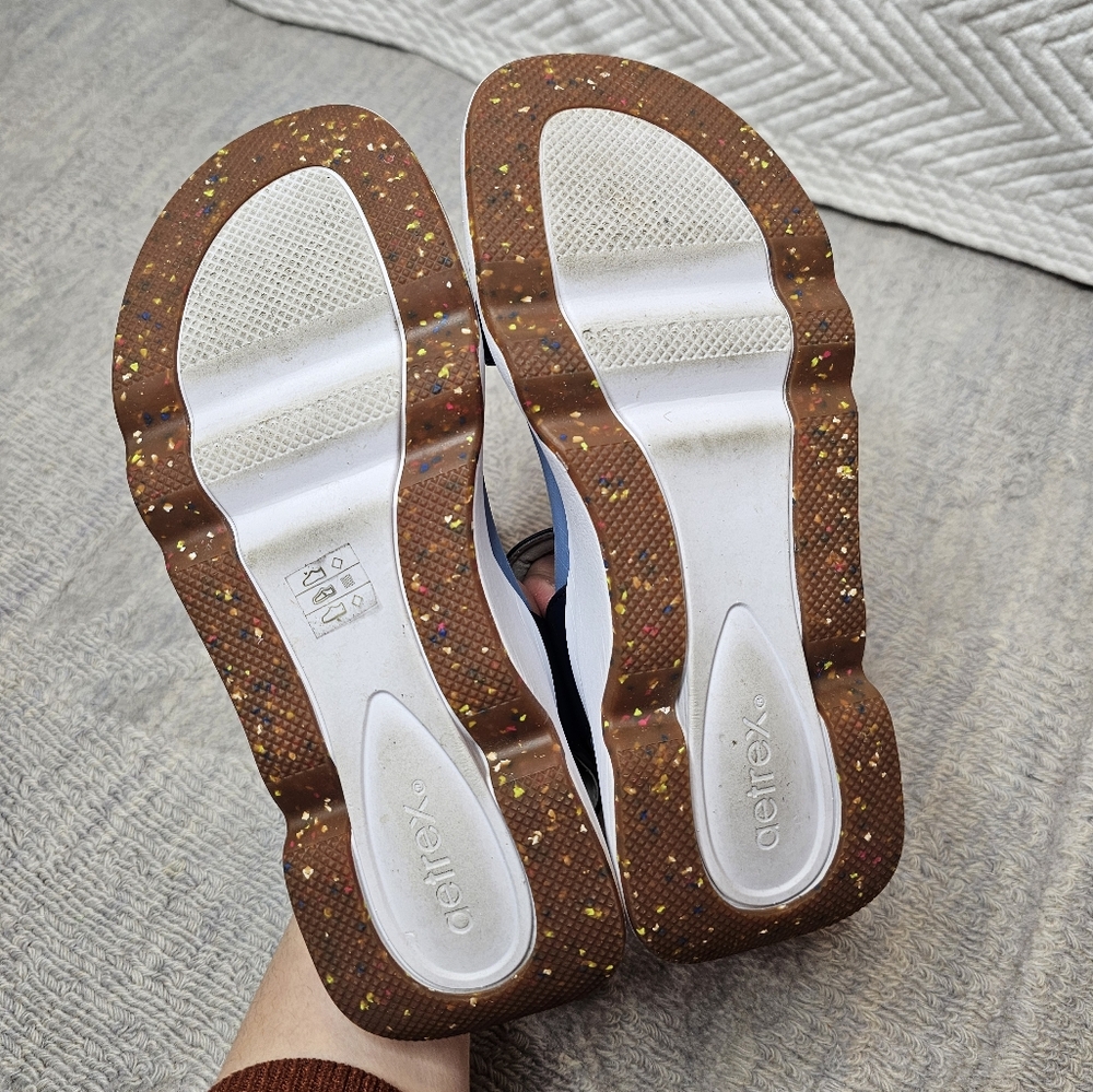 Aetrex Blue and Navy Sport Sandals - Picture 9 of 16